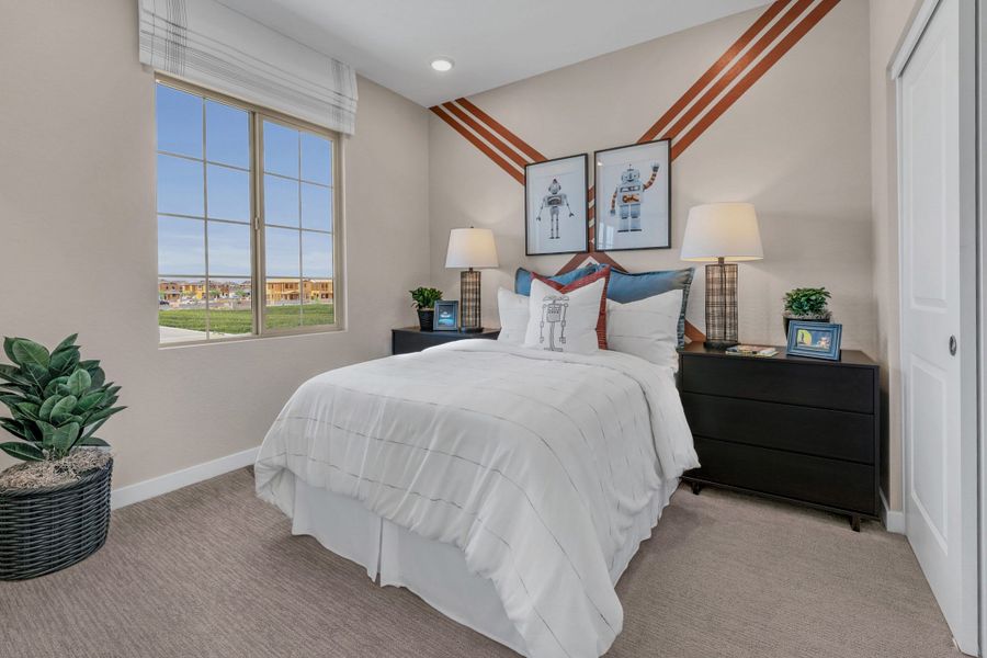 Bedroom | Cyan | Greenpointe at Eastmark | New homes in Mesa, Arizona | Landsea Homes