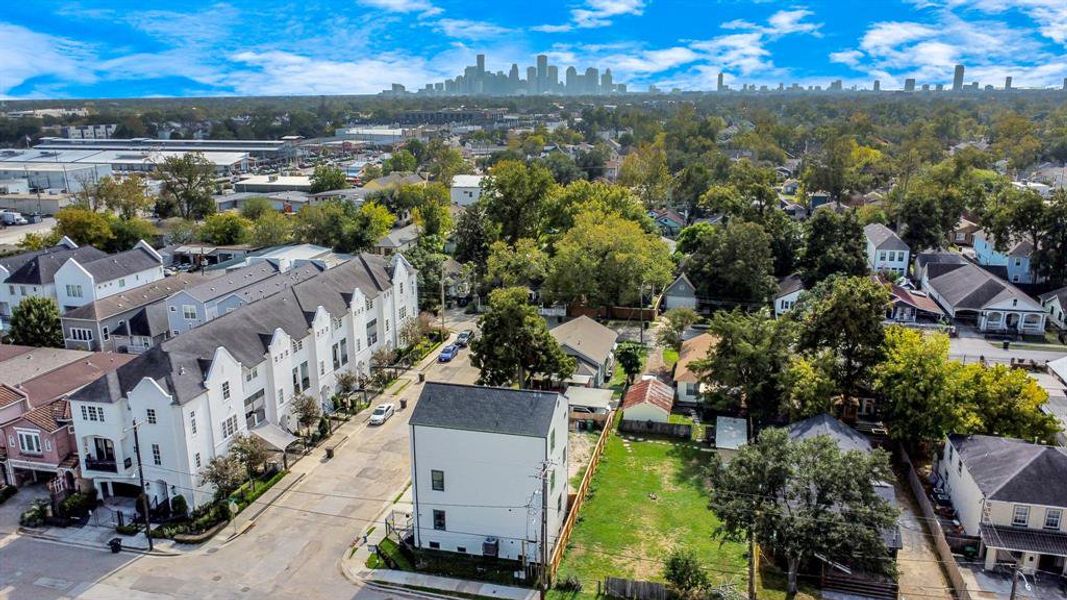 Breathtaking aerial view showcasing the stunning exterior and surrounding landscape.