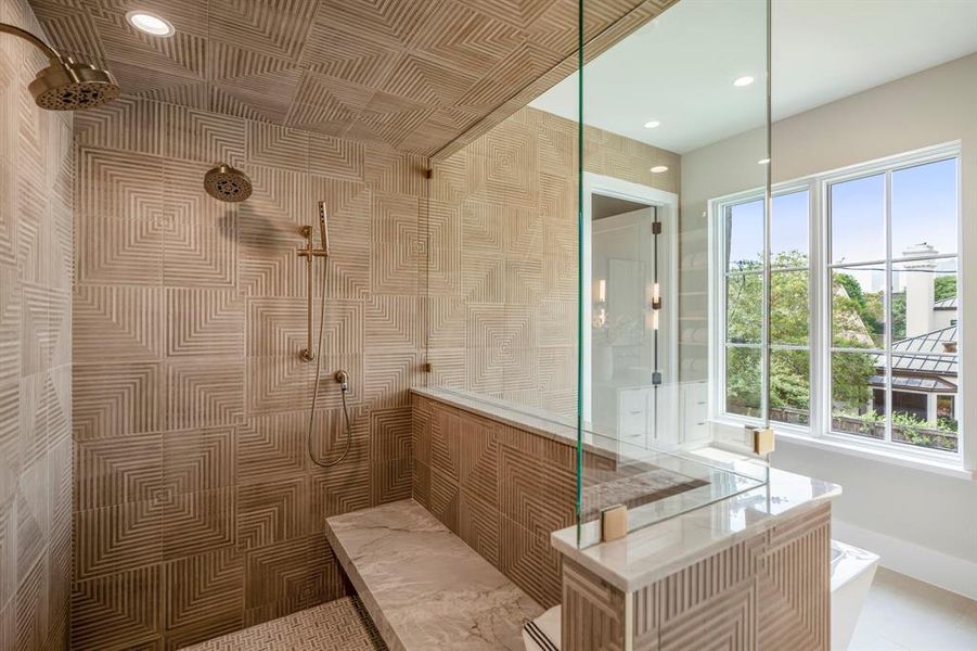 ...oversized walk-in shower, nothing has been left to chance.