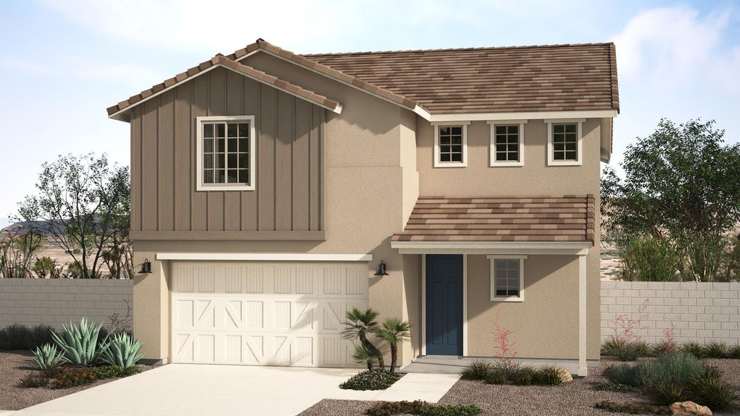 Farmhouse Elevation | Verna | Valencia at Citrus Park | New Homes in Goodyear, AZ | Landsea Homes