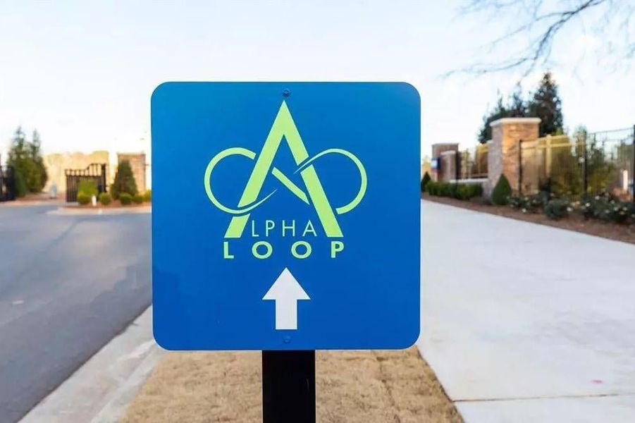 Alpha Loop Connecting you to Downtown Alpharetta, Avalon, Farmers Market, & Walking Trails!