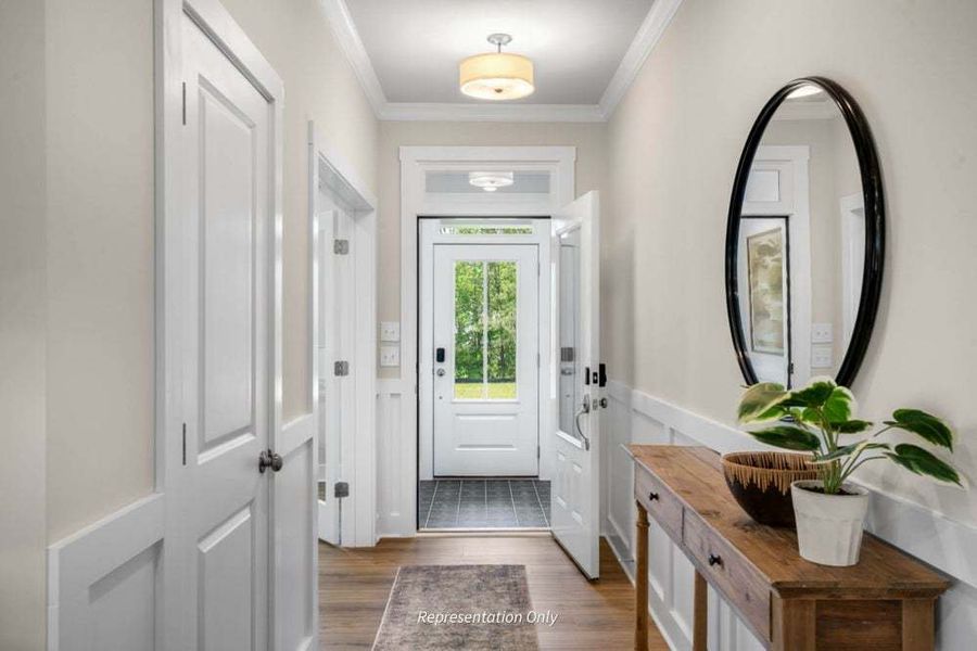 The Raleigh Smart Home Delivery Center and Entryway