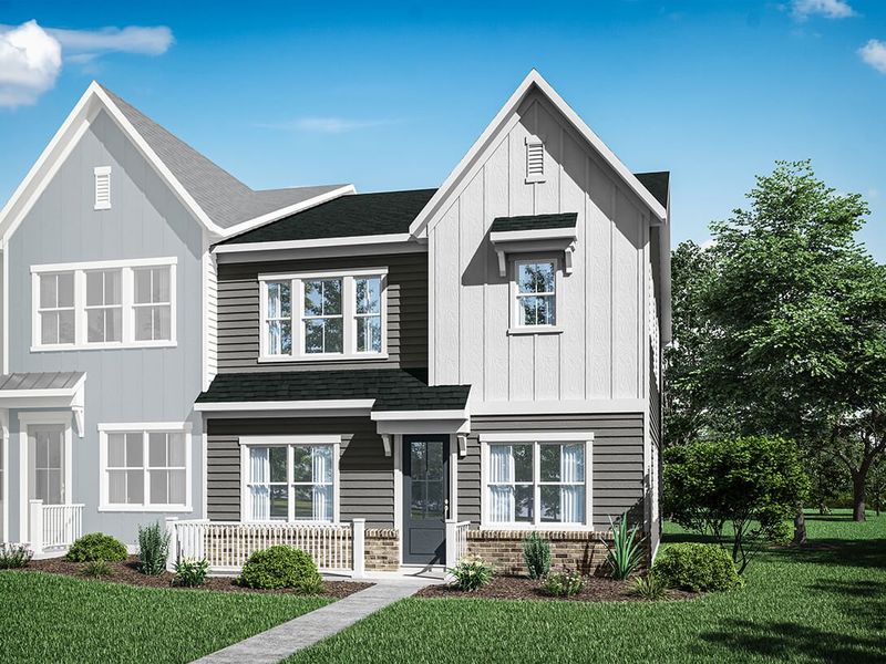 New construction Townhouse house Plan 6, 5907 Wetlands Alley, Charlotte, NC 28215 - photo