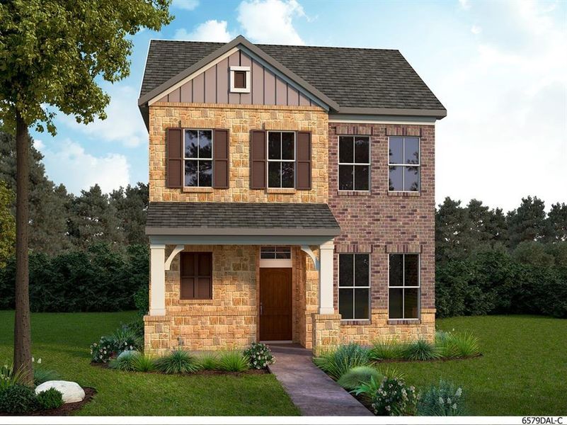 New construction Single-Family house 13816 Wembley Bend Way, Fort Worth, TX 76008 The Meriweather- photo