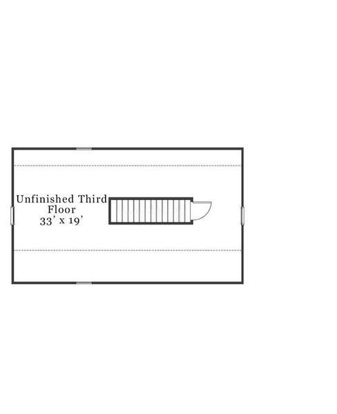 Optional Unfinished 3rd Floor