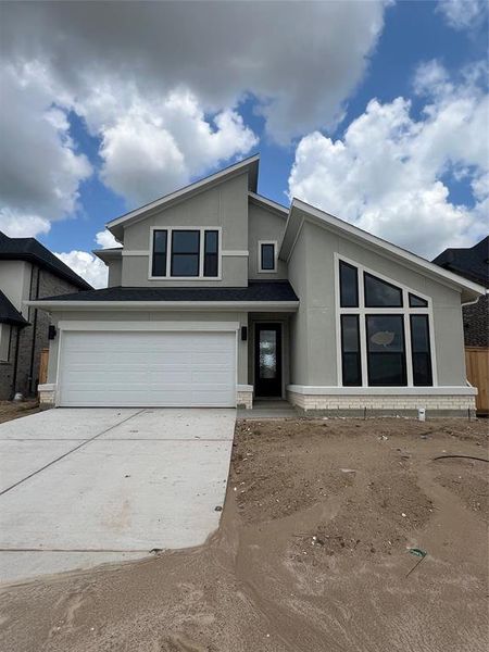 The Montague plan by Newmark Homes boasts a unique modern exterior with excellent curb appeal! Under construction in the award-winning community of Bridgeland!