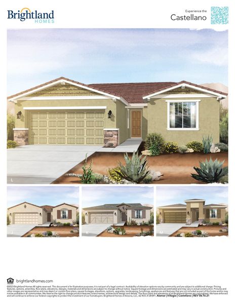 New construction Single-Family house 17354 W. Columbine Drive, Surprise, AZ 85388 Villagio Series - Castellano- photo