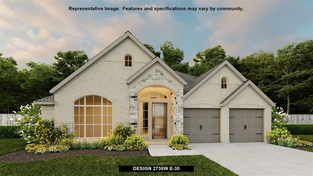 New construction Single-Family house 2738W, 10702 Monarch Butterfly Drive, Cypress, TX 77433 - photo
