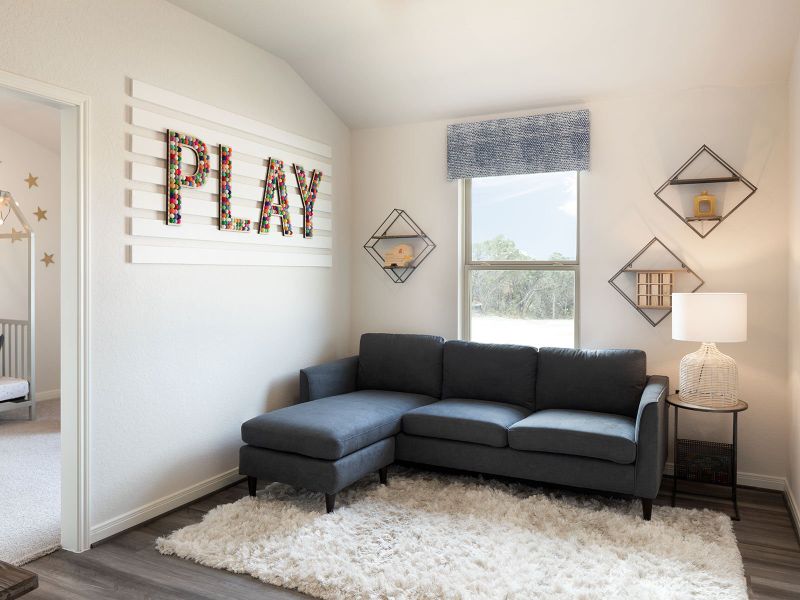 Utilize this spacious flex space as a game room however best suits your family's needs.