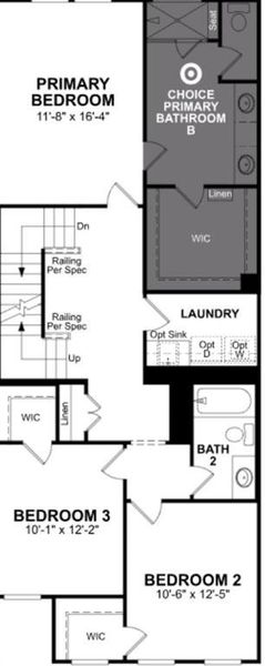 Beazer Homes Bayside Caspian plan