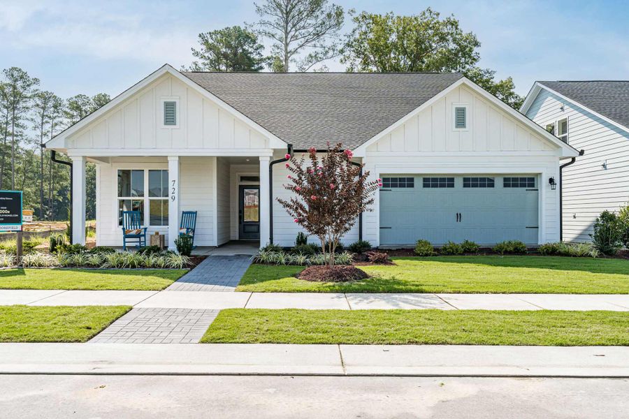 New construction Single-Family house The Moorefield, 729 Flower Manor Drive, Wendell, NC 27591 - photo