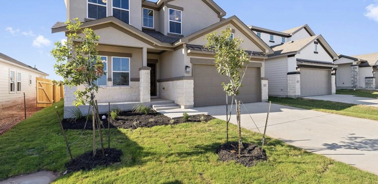New construction Single-Family house Ironshoe Trail, Liberty Hill, TX 78642 Nathan- photo