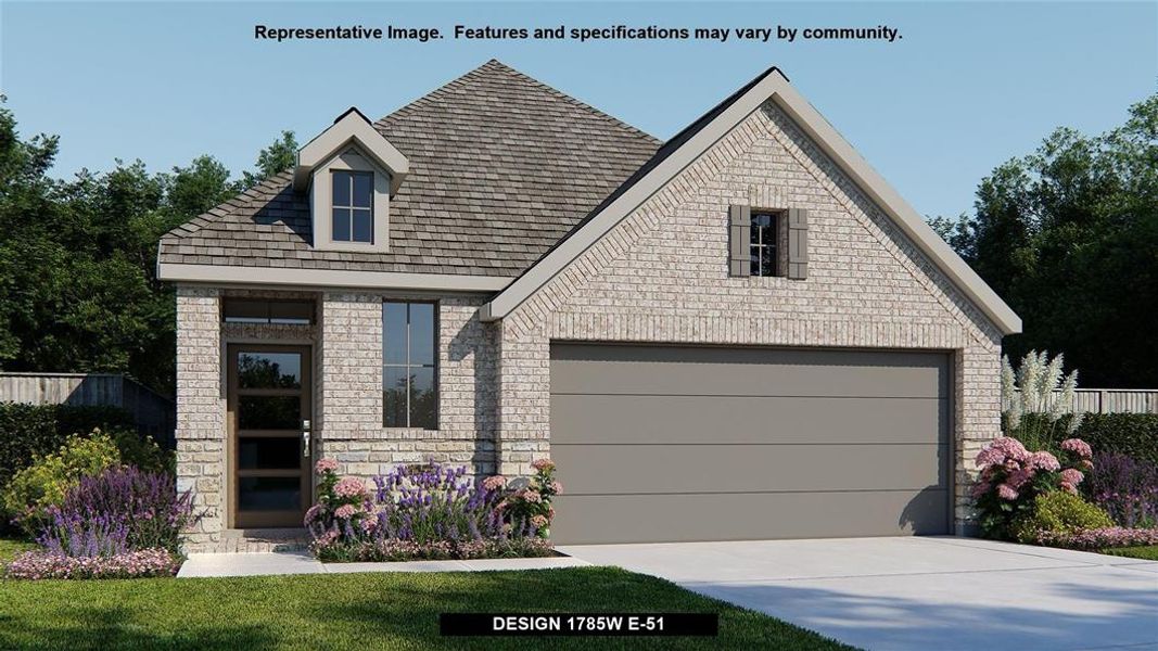 New construction Single-Family house Design 1785W, 524 Oakview Bend Drive, Montgomery, TX 77316 - photo