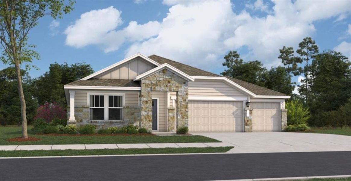 New construction Single-Family house 4132 Home Place Rd, Georgetown, TX 78628 Marquette- photo