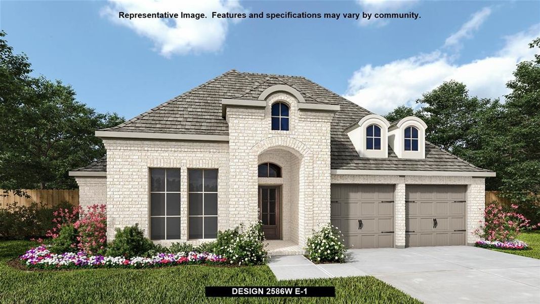 New construction Single-Family house Design 2586W, 1426 Fieldstone Drive, Midlothian, TX 76065 - photo
