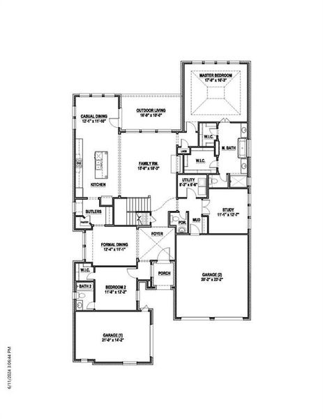 1st Level Floor Plan