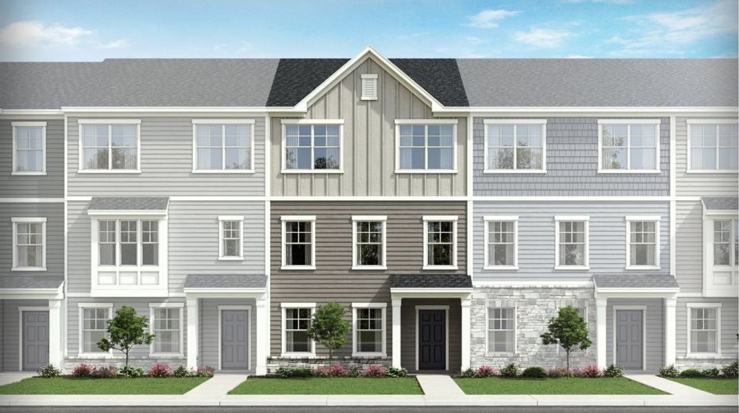 New construction Townhouse house Colton, 7300 Woods Creek Road, Holly Springs, NC 27539 - photo