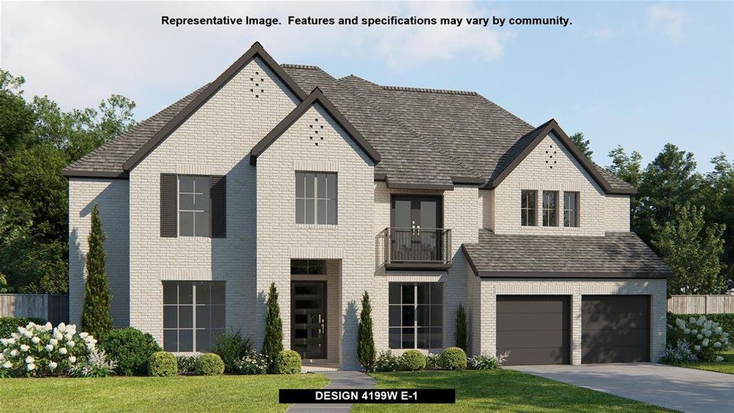 New construction Single-Family house Design 4199W, 101 Teralyn Grove Loop, Willis, TX 77318 - photo
