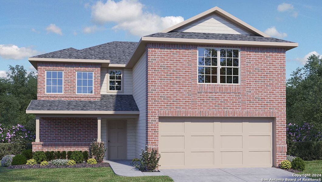 New construction Single-Family house 3659 Victory Copper, Bulverde, TX 78163 The Bowen- photo