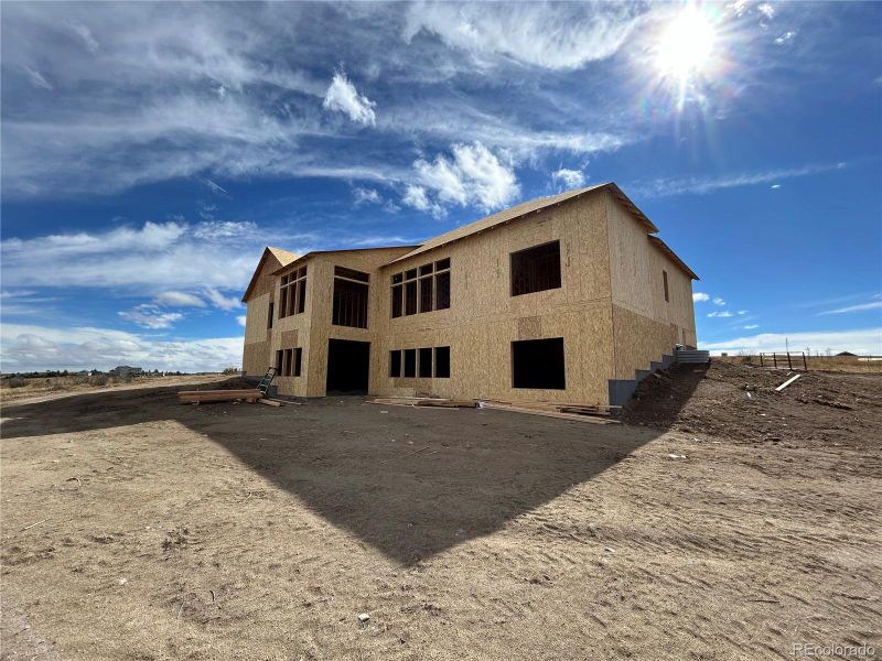 House in progress Frame stage / full walkout basement