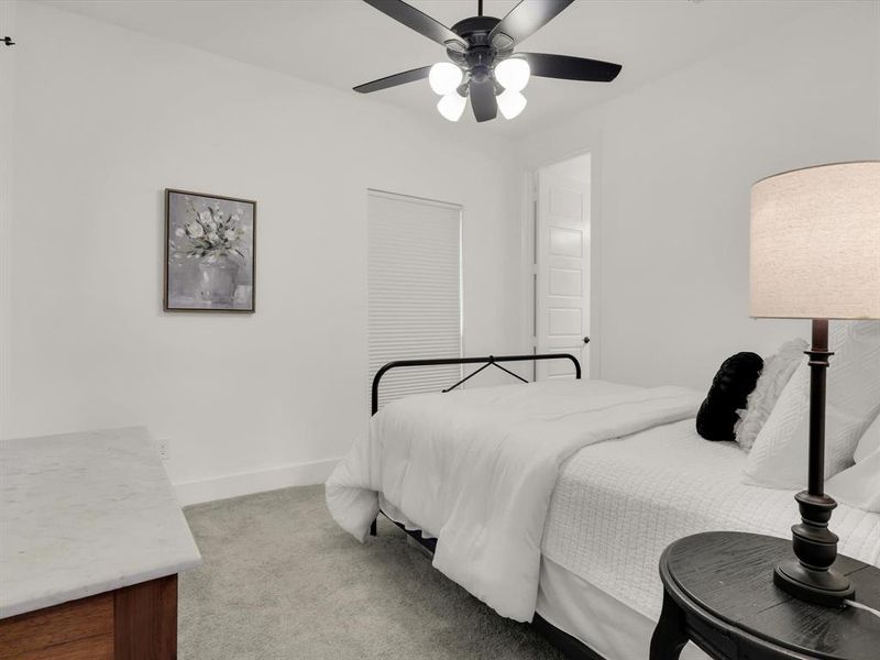 Downstairs guest bedroom with ensuite.