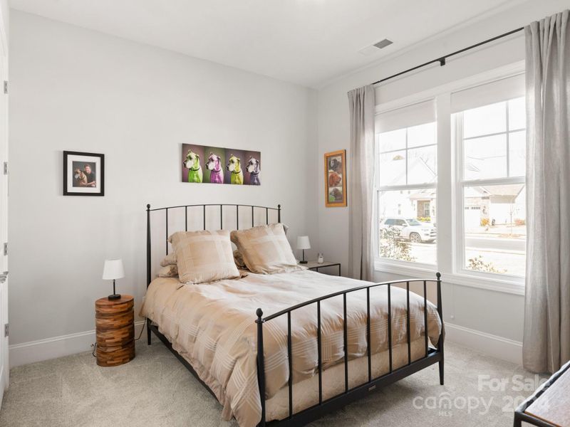 Secondary bedroom  with en-suite bathroom