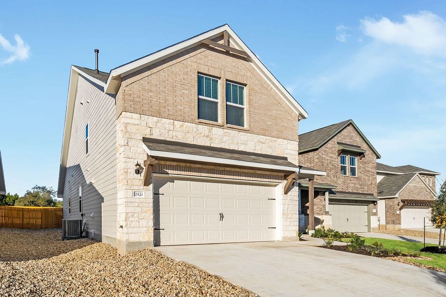 New construction Single-Family house Granbury, 2104 Little Snake Way, Georgetown, TX 78628 - photo