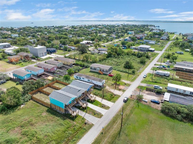 This aerial photo shows the home towards Topwater and Dollar Point.