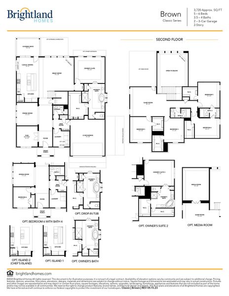 Brown Floor Plan