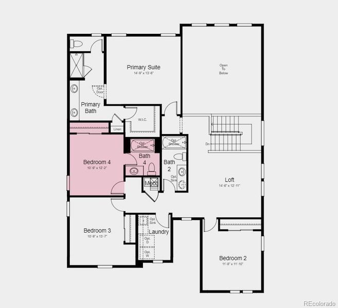 Structural options added include; Fireplace, sliding glass door, 4th full bathroom, 8' doors on main level, exterior door for multi-gen suite, unfinished basement, and garage service door.