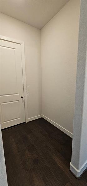 mud room area to laundry room and garage