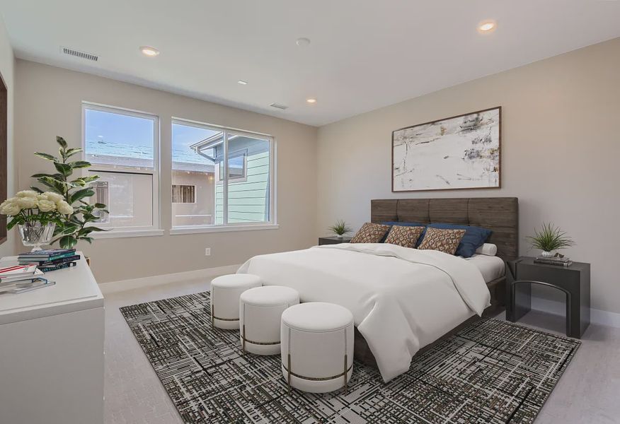 Homesite 165 Primary Bedroom - Virtually Staged - 10 of 26