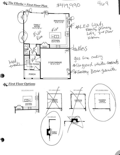 New construction Single-Family house 324 Blue Oak Drive, Moncks Corner, SC 29461 Ellerbe- photo