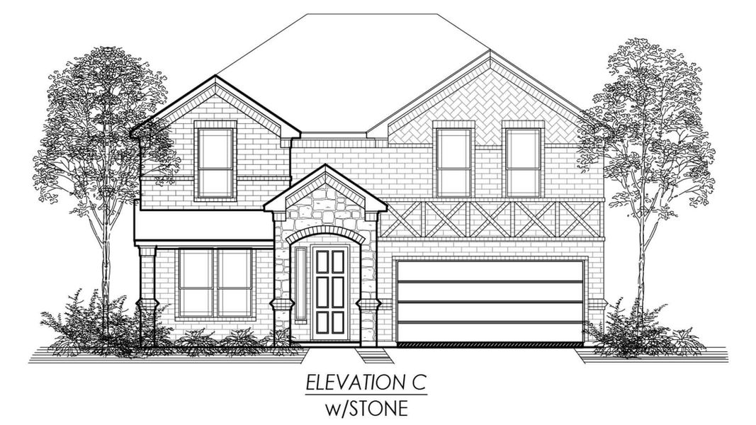 New construction Single-Family house Mustang, 316 Tyler Street, Grandview, TX 76050 - photo