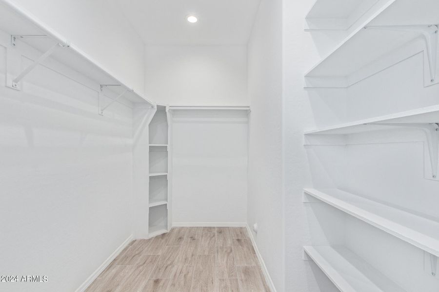 Primary walk in closet