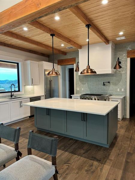 Luxurious kitchen - example of to be built kitchen