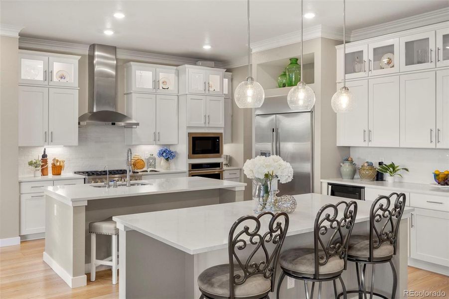 Room for everyone to cook and play in this spacious kitchen with abundant prep space