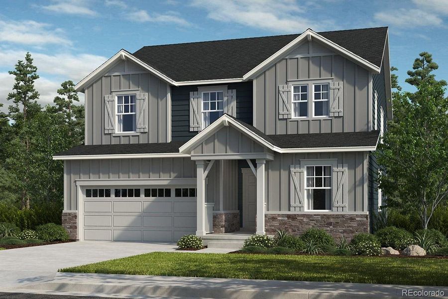 New construction Single-Family house 1871 Water Birch Way, Castle Rock, CO 80108 - photo
