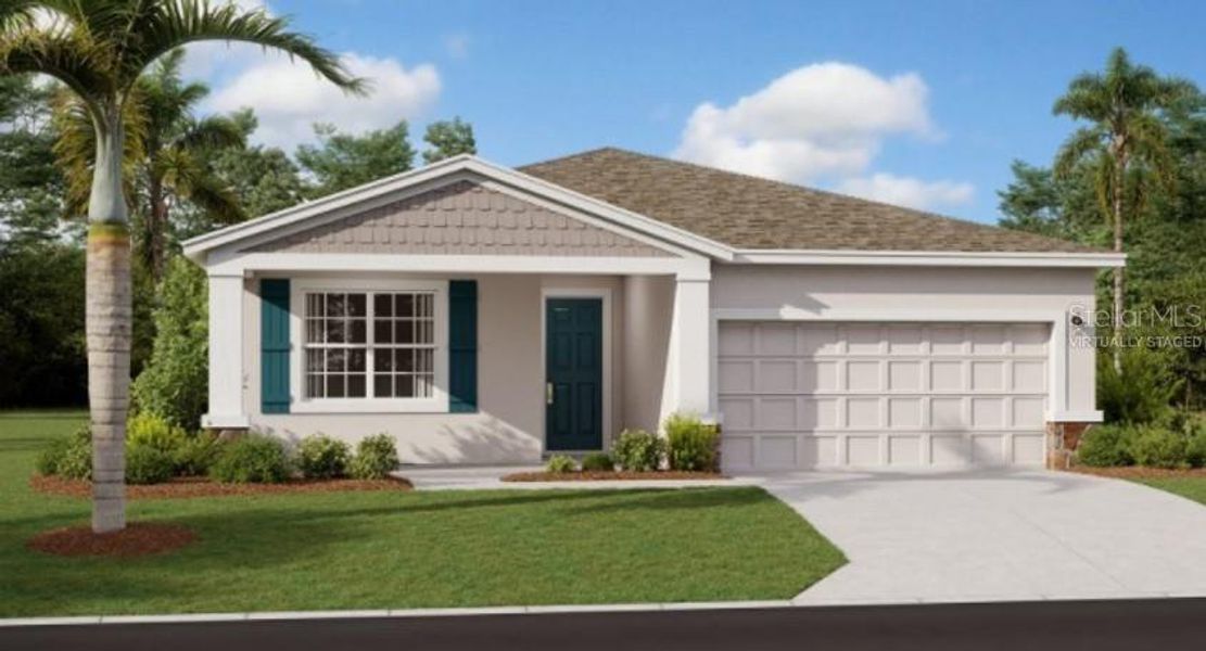 New construction Single-Family house 1128 Tyler Loop, Winter Haven, FL 33884 Freedom- photo