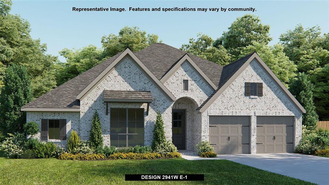 New construction Single-Family house Design 2941W, 26110 Happy Home Street, Hockley, TX 77447 - photo