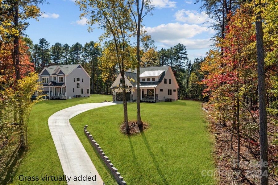 Driveway - upward slope