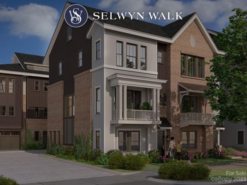 Selwyn Walk Development Renderings of various floor plans