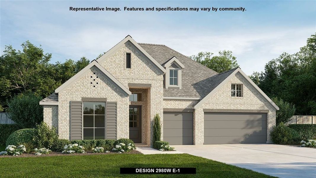 New construction Single-Family house Design 2980W, 117 Shoreview Drive, Rhome, TX 76078 - photo