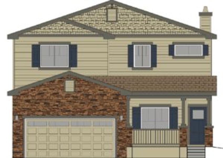 New construction Single-Family house Crestone, 2176 Peralta Loop, Castle Rock, CO 80104 - photo