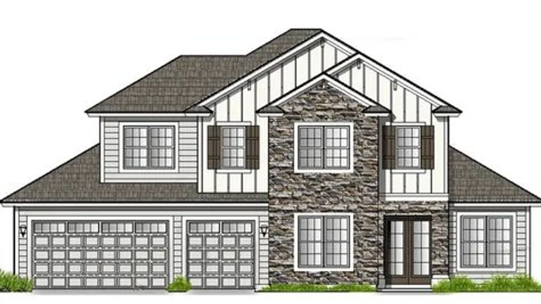 New construction Single-Family house Plan 3447, 49 Courtney Oaks Drive, Saint Augustine, FL 32092 - photo