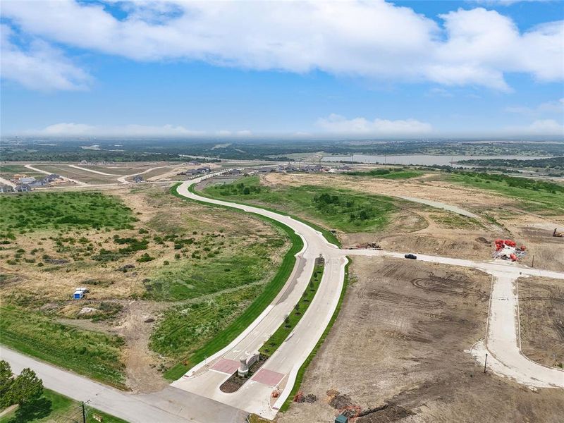 Birds eye view of property featuring a rural view