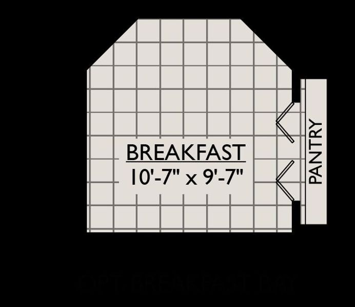 Juno floor plan option breakfast Bay window William Ryan Homes Tampa
