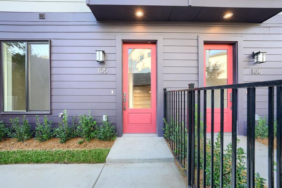 Gated Entry and Patio