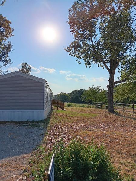 View of yard featuring a rural view