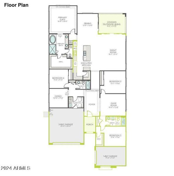 New construction Single-Family house 1356 E Penedes Court, Gilbert, AZ 85298 Elden Plan 4505- photo